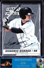 2013 Panini Prizm Perennial Draft Picks *Eugenio Suarez **Card #23** AUTO (RC)