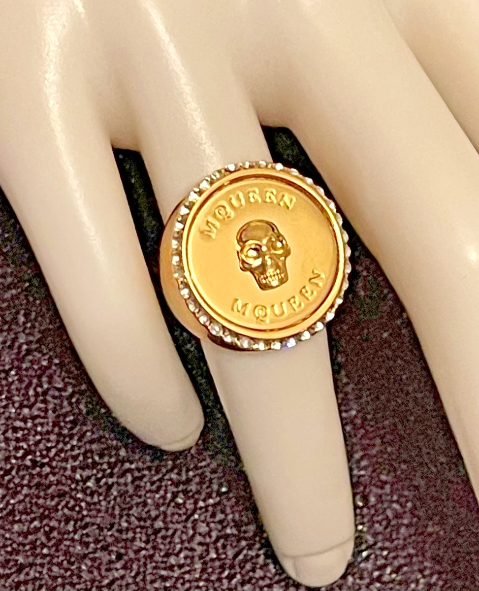 A*a様 MQUEEN リング18号 Alexander McQueen Gold Fashion Rings for sale | eBay