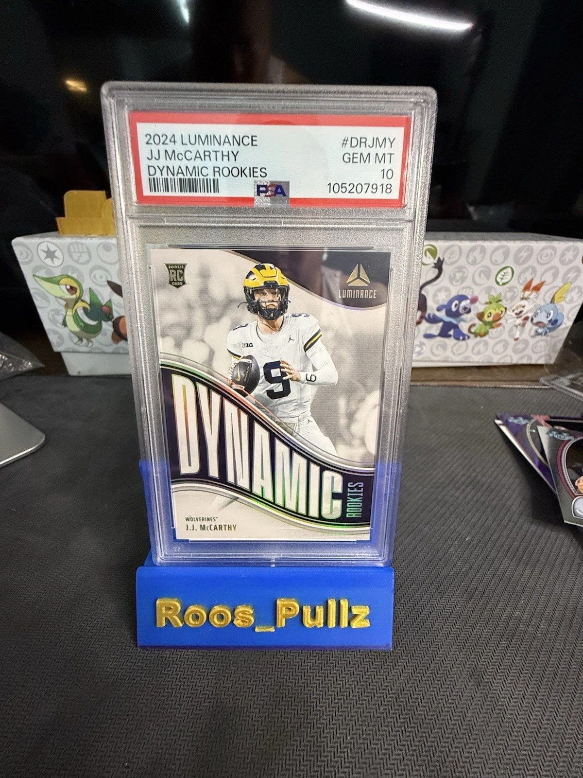 JJ McCarthy Panini Luminance Dynamic Rookies #DRJMY Base