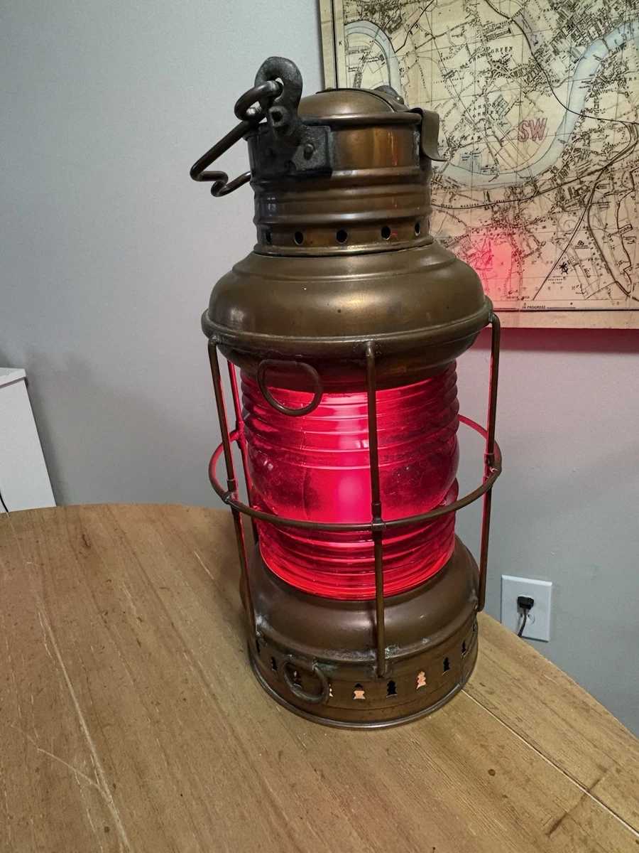 金属主要古董航海灯笼| eBay