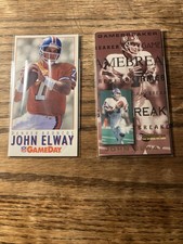 1994 Fleer GameDay - Game Breakers John Elway #4 And 1992 Gameday