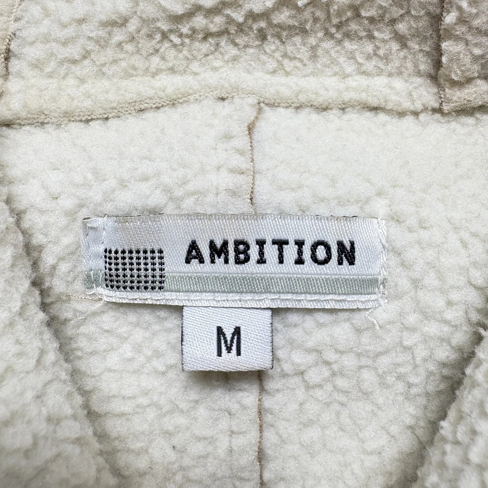 Chaqueta Ambition vintage para mujer tostada mediana forrada de sherpa ropa exterior con capucha Foto 2 de 4