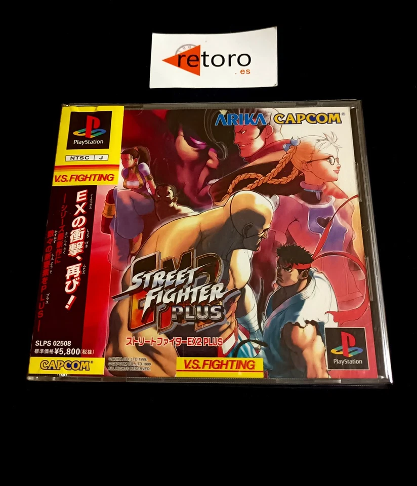 STREET FIGHTER EX 2 PLUS Sony Playstation Play1 PSX PS1 JAP Capcom - Imagen 1 de 2
