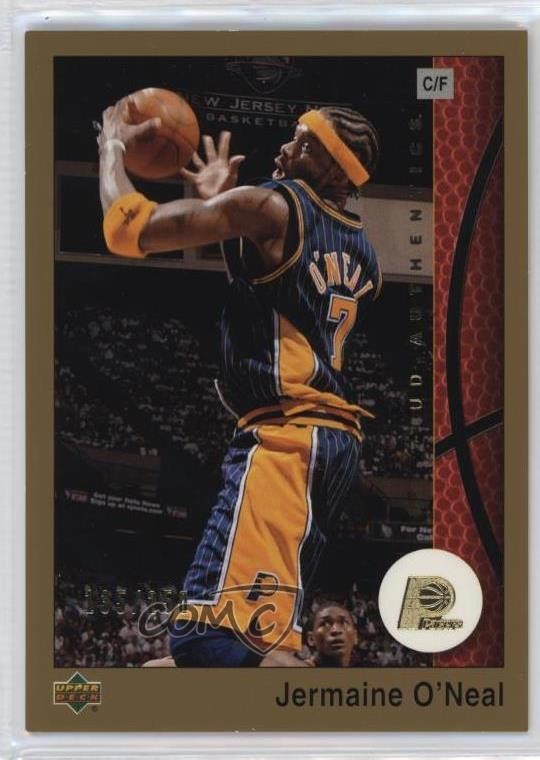 2002-03 Upper Deck UD Authentics Gold 135/250 Jermaine O'Neal #31 04qn