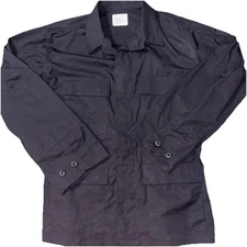 Rare US Military Black 357 OPFOR BDU Jacket Coat Wind Res Poplin Med Reg Unicor