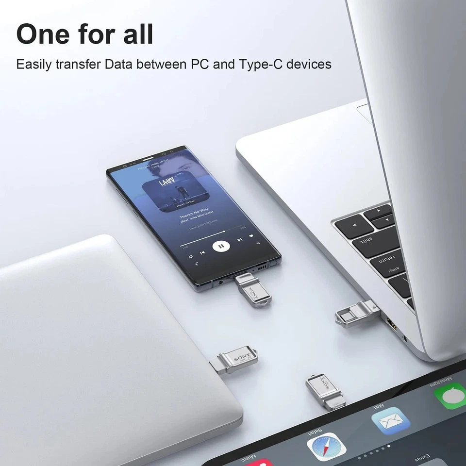 2TB USB 3.0 OTG Flash Drive Type-C Metal High-Speed Pendrive 512GB Phone & PC - Image 2 of 4