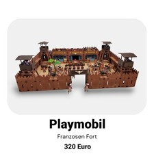 Playmobil Western Soldaten Rotröcke Franzosen Fort Custom Top