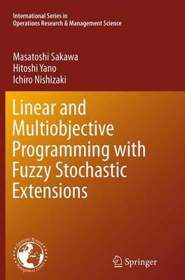 Lineare und Multiobjektivprogrammierung mit Fuzzy Stochastic E... - 9781489978554