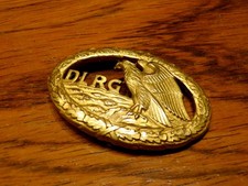 Deutsches Rettungsschwimmabzeichen DLRG Gold 1950er Großabz. Orden Bundeswehr
