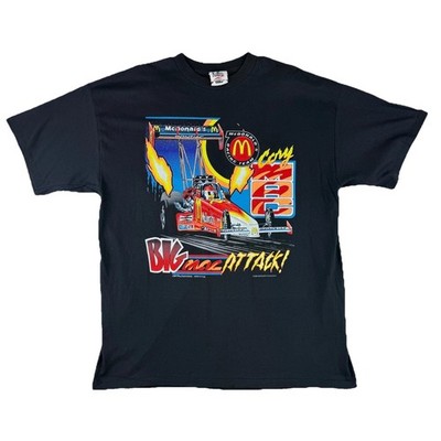 Vtg Kudzu McDonald's Racing Big Mac Attack Cory Mac T-Shirt Single Stitch 1996