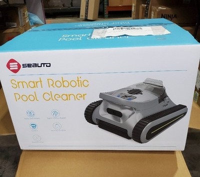 SEAUTO CRAB CORDLESS ROBOTIC VACUUM WALL CLIMBING HOUSEHOLD, GRAY/BLACK