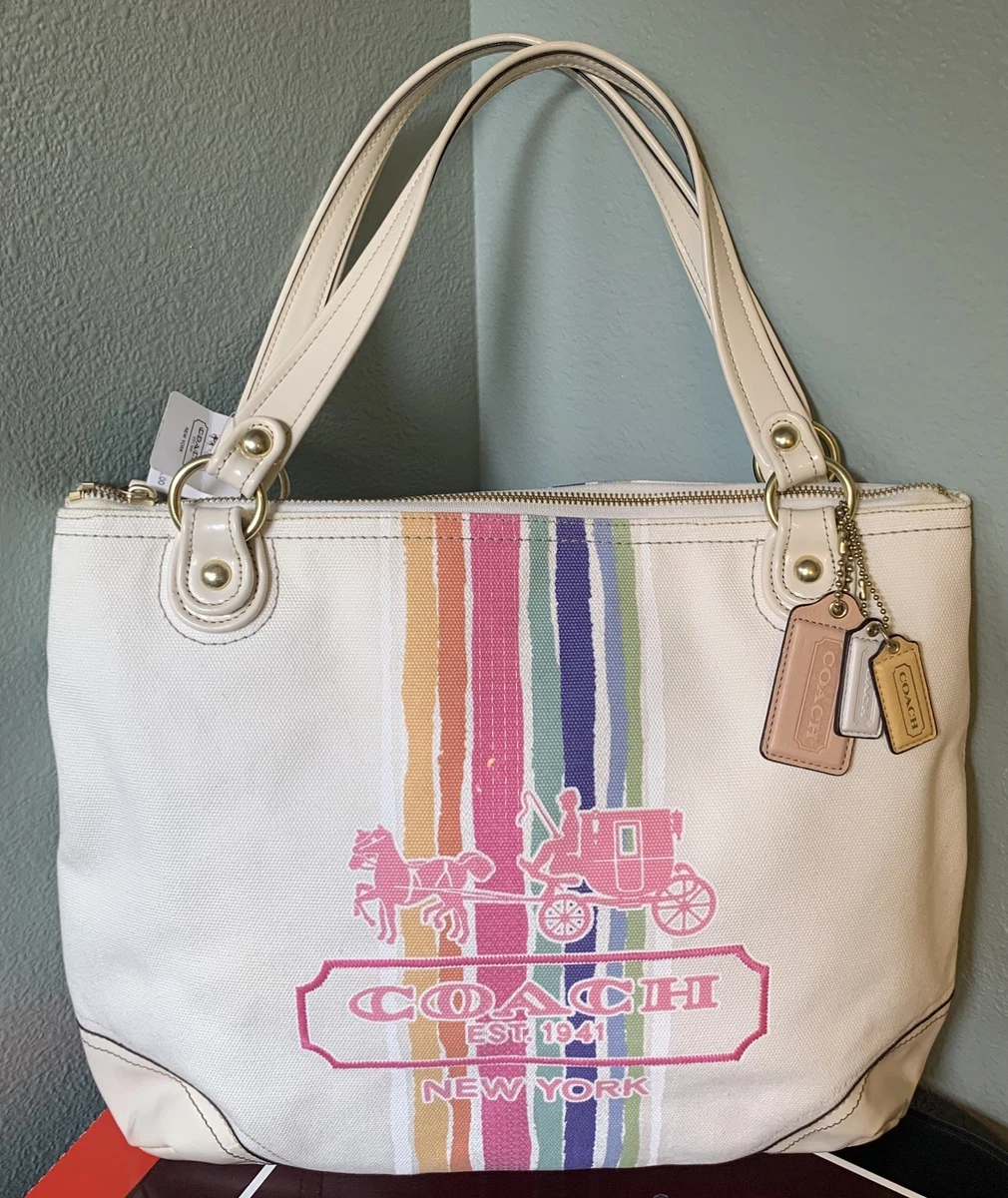 Coach Poppy Sequin Striped Bags & Handbags for Women for sale | eBay