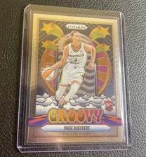 2025 Panini Prizm WNBA Paige Bueckers GROOVY Insert RC Rookie Card #12 (Z1)