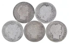 Better Lot 5 1914-S 1898 1905-S 1905-O 1910-D Barber Dime 0.50 Face *185