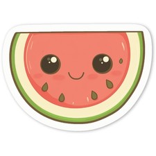 "Happy Slice of Watermelon" Aufkleber Sticker (DW052168)