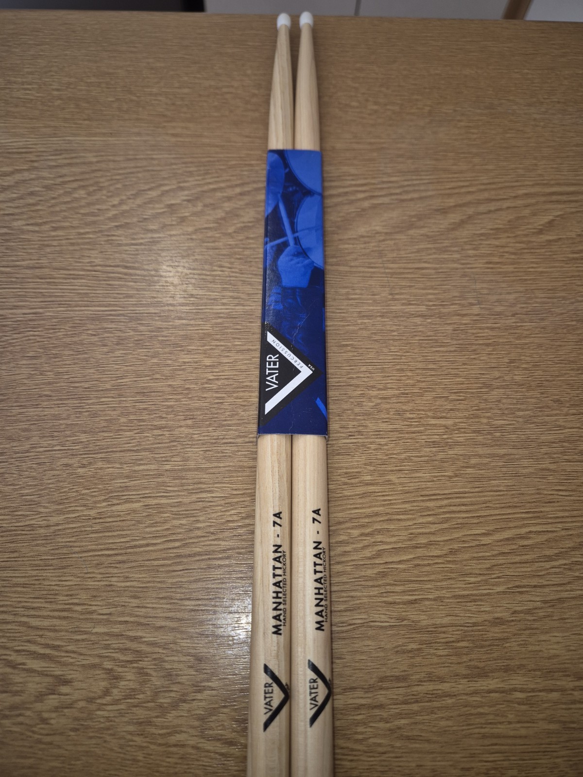Vater - Manhattan 7AN (Nylon Tip) American Hickory Drumsticks - VH7AN