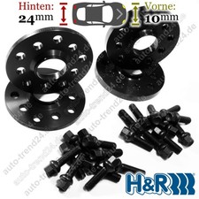 HR Spurverbreiterung schwarz VA 10mm & HA 24mm für BMW 3er Touring F31 12-19