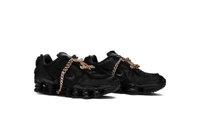Size 12 - Nike Comme des Garçons x Shox TL Black W for sale online