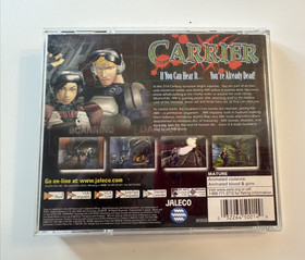 Carrier (Sega Dreamcast, 2000) Jaleco Complete with Manual