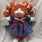 1985 Cabbage Patch IC Factory Girl 💙🤍❤️Wearing RARE  UT Factory Dress