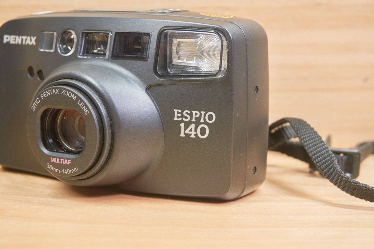 Pentax Espio 140 Point and Shot 35mm Film Camera, Pentax Zoom Lens