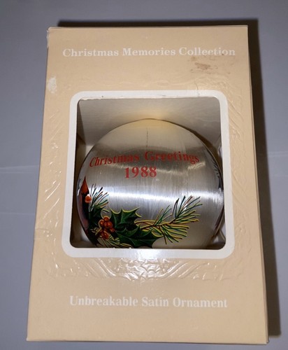 Christmas Memories Collection unzerbrechliches Satinornament 1988 - Bild 3 von 5