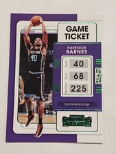 2021-22 Panini Contenders Game Ticket Green #79 Harrison Barnes