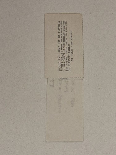 Blackhawks Sabers NHL Season Ticket Stub Bannerman Goalie Shutout Win 10/20/1982 - 第 2/2 張圖片
