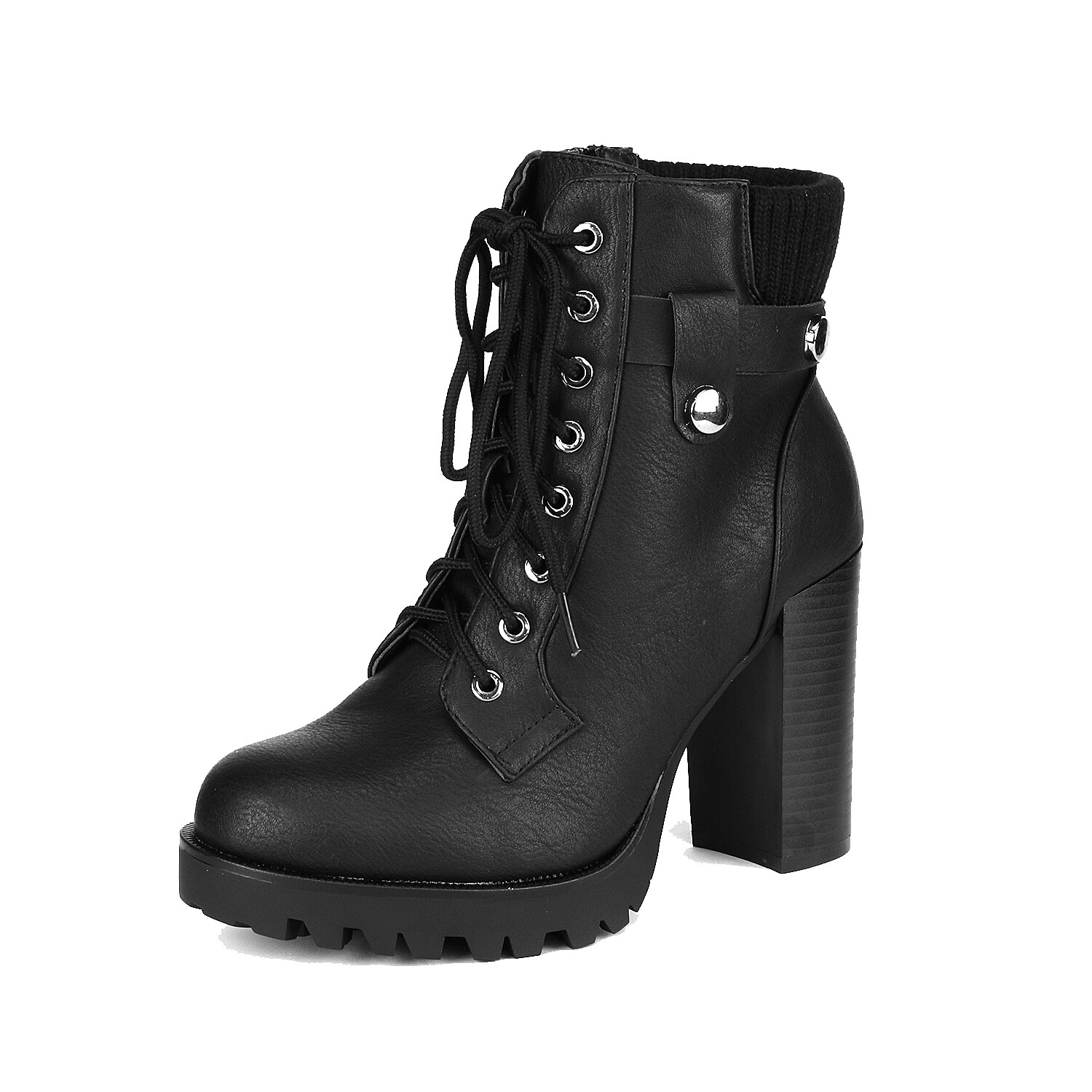 Chunky Block Heel Fashion Boots | eBay