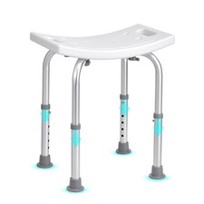 VEVOR Siège de Douche Tabouret de Douche Hauteur Réglable 158,8 kg Salle de Bain