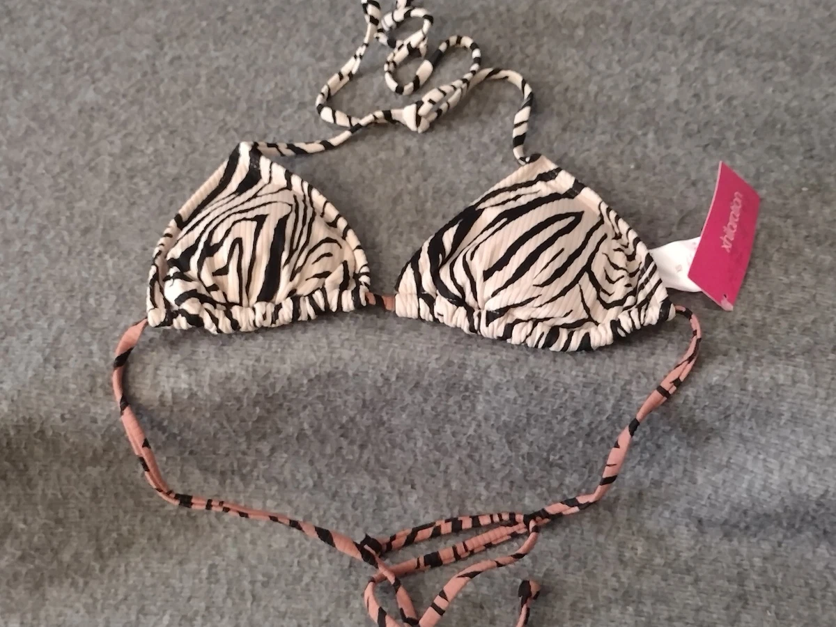 Haut De Maillot De Bain Xhilaration – Taille S – Corail à Pois – NEUF Avec étiquettes