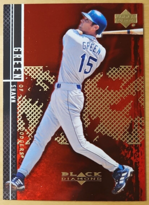2000 Upper Deck Black Diamond Rookie Edition Shawn Green #63 Los