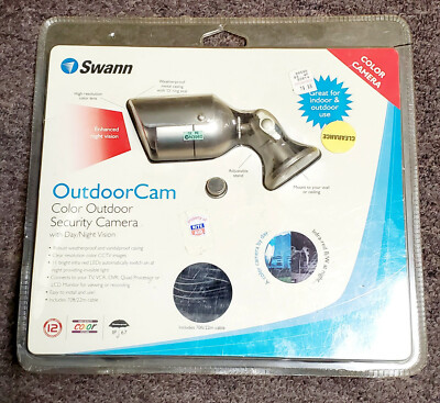 Swann SW-214-ODC Outdoor Color Camera Cam W/ Cable 