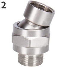 1PC Chrome Brass Ball Joint Shower Head Arm Adjustable Angle Swivel Adapter Tool