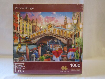 NEU FABRIKVERSIEGELT 1000-TEILIGES PUZZLE VENEDIG BRÜCKE.