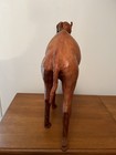 Indian Camel Leather Wrapped Art Statue Vintage Large 20”X 17.5” — photo 3