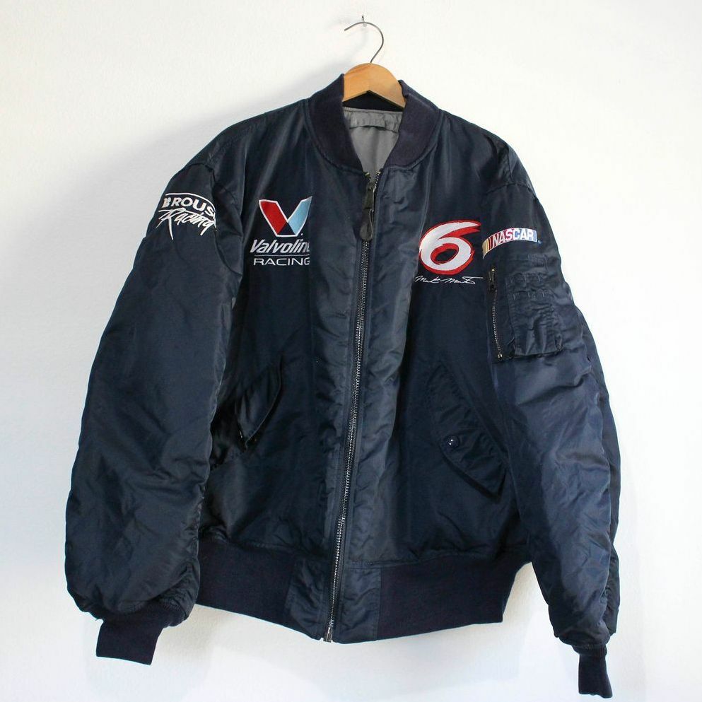 Vintage Mark Martin Valvoline NASCAR Jacket XL Racing Collectible