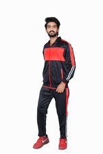 Mens Casual Tracksuits Long Sleeve Full Zip Hoodie Jogging Sweatsuit Running Set