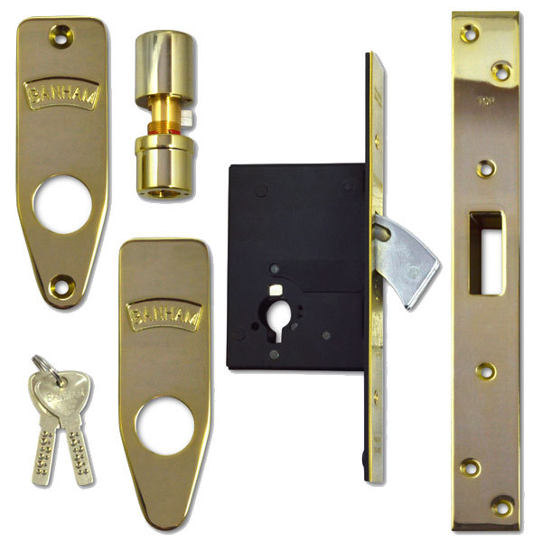 Banham M2002 Mortice Deadlock PB (M2002-PB)