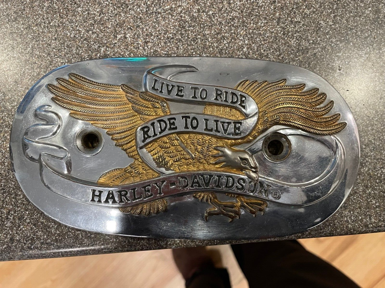 VINTAGE HARLEY DAVIDSON & Beck Kidney Belts w/ Air Cleaner Cover