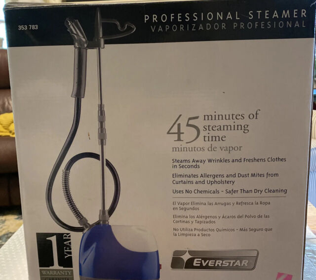 EVERSTAR STEAMER PROFESSIONAL/45 Min. Of Steam TIME GREAT FOR CURTAINS