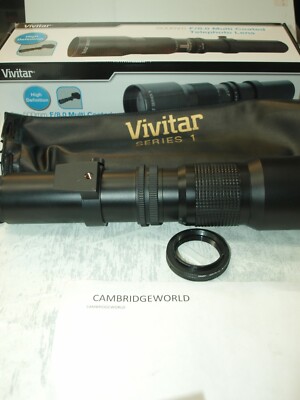 500mm F8.0 VIVITAR SERIES 1 TELEPHOTO LENS OUTFIT for ROLLEI ROLLEIFLEX CAMERAS
