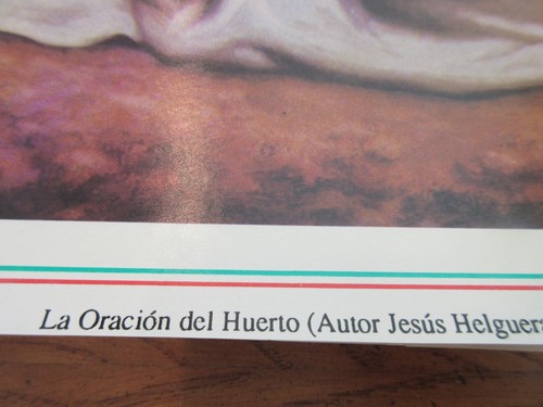 Jesus Helguera Poster ""Das Gebet des Gartens"" #402 15,75"" x 20,5 - Bild 4 von 4