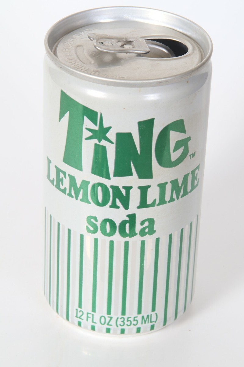 Ting Lemon Lime soda can | eBay