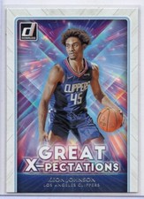 Keon Johnson 2021-22 Donruss Basketball Great X-Pectations