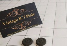 Vintage 11/16 Toy Car Truck Vehicle Replacement 2 Black Rubber Tires Wheels