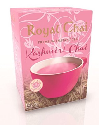 Royal Chai Instant Tee Pulver Beutel Traditionell Kashmiri Pink (Grün) 