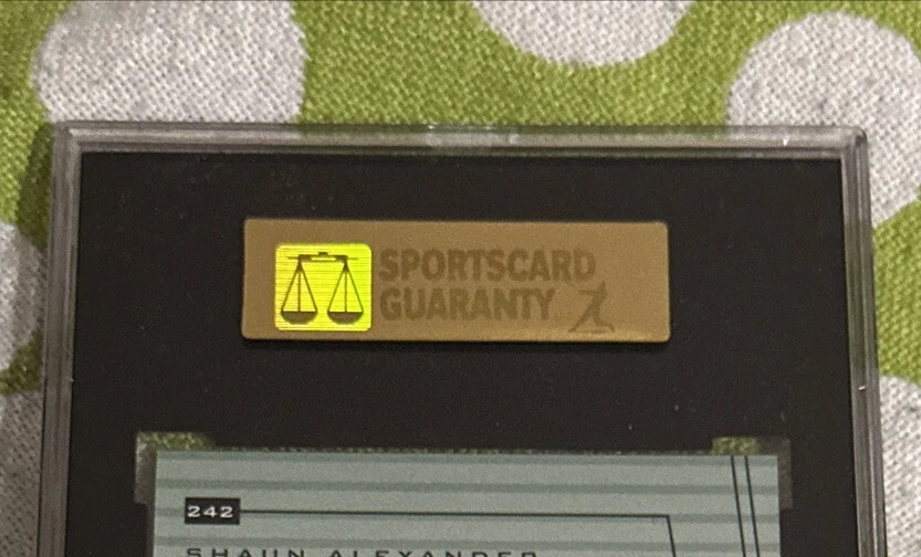 Vtg 2000 Upper Deck Encore #242 SHAUN ALEXANDER RC Seahawks Bama SGC 8.5 NM/Mt+ - Image 4 of 4