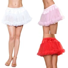 Plus Size Lingerie Petticoat Queen Pink Red White Seven Til Midnight 10201X