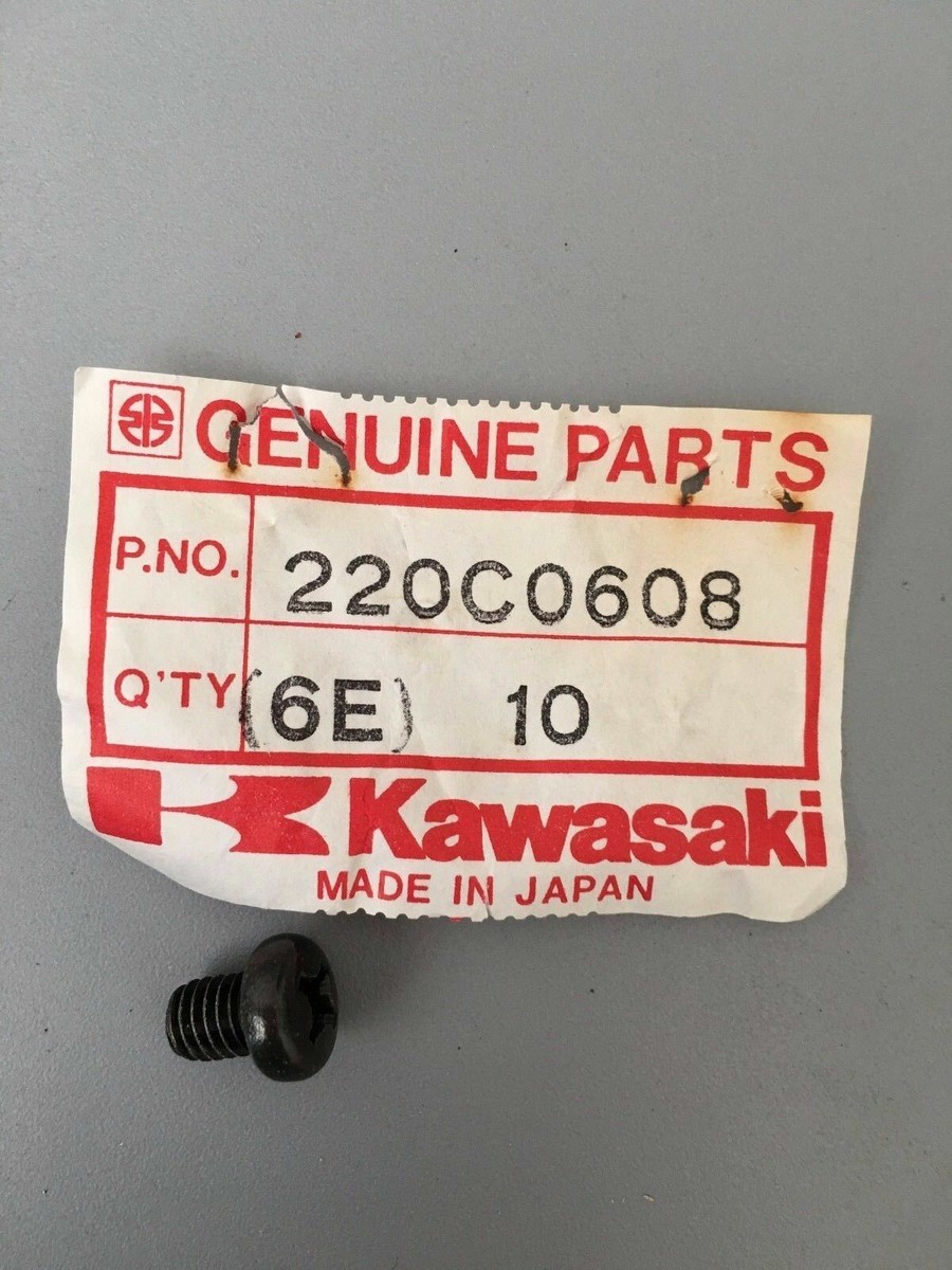 NOS Kawasaki 1993-2001 NINJA ZX6 ZR750 Pan Screw 6x8 220C0608 | eBay